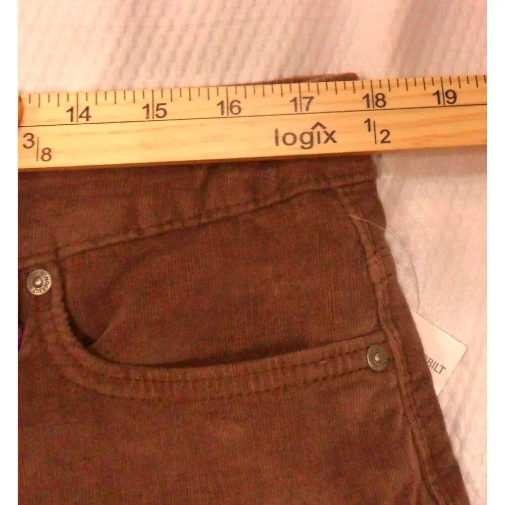 NWT Gloria Vanderbilt Amanda Slim Leg Jeans Smokey Mocha Size 16 Average Flex St - Picture 11 of 11